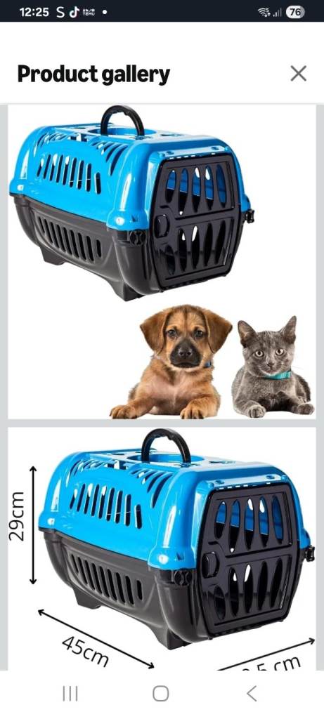Pet carrier brand new