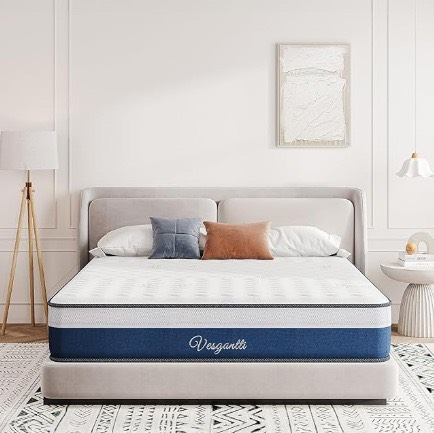 King Mattress Vesgantti- King Size with Breathable Memory Foam - PICKUP WEEK 17-23 August.