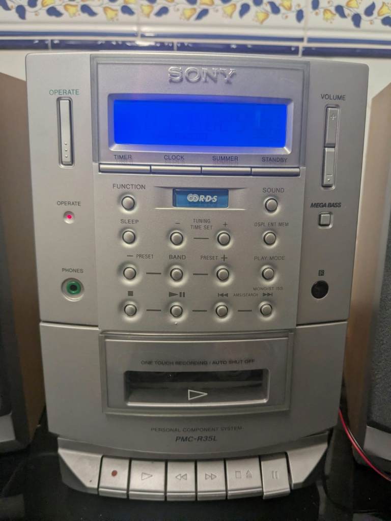 Sony PMC-J200 Stereo System with CD, Cassette, and Radio
