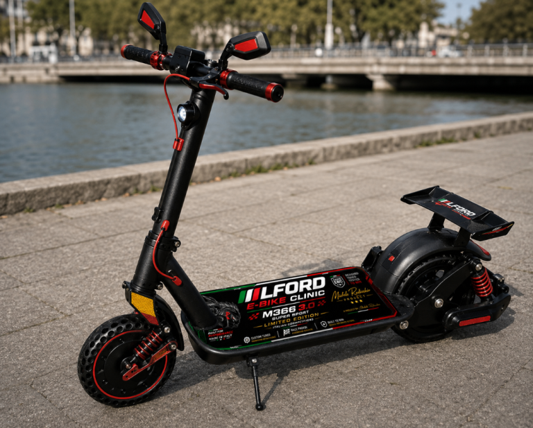 Ilford E-Bike Clinic M366 Pro Sport Limited Edition Premium Hand-Built Electric Scooter