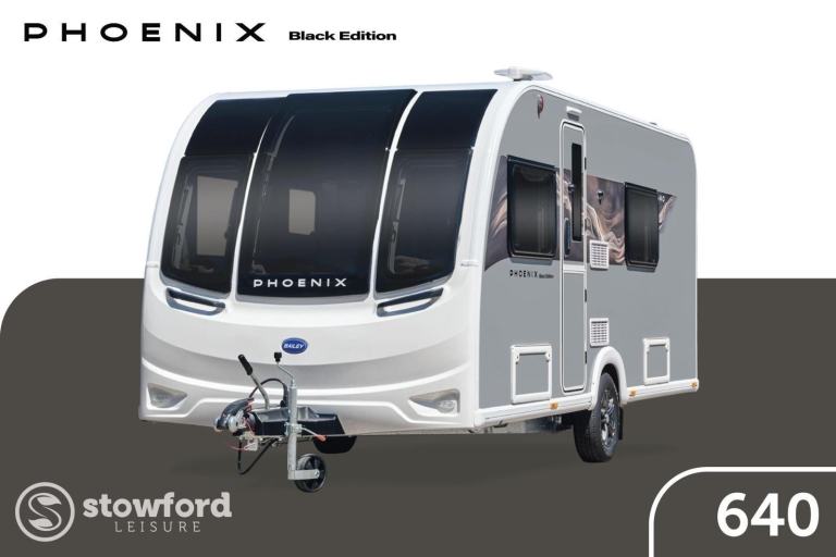 Bailey Phoenix Black Edition 640, NEW 2026 Touring Caravan