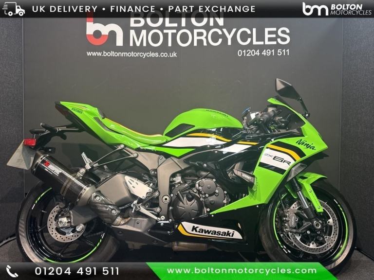 Kawasaki Ninja ZX-6R Performance Motorcycle Green 731 miles