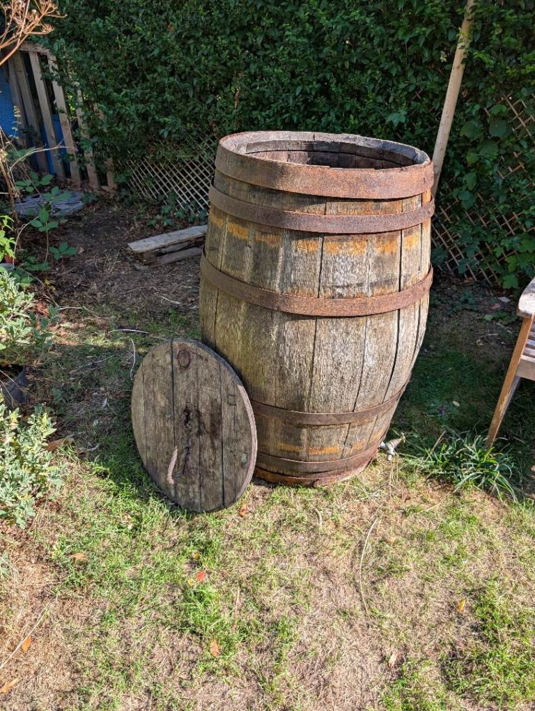 Wooden Cold Plunge / Ice Bath Barrel (Project / Needs Re-soaking)
