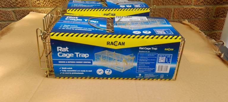 RACAN Rat Cage Traps - NEW & UNUSED