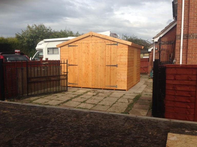 K&d bespoke sheds Ltd 12x12 apex 