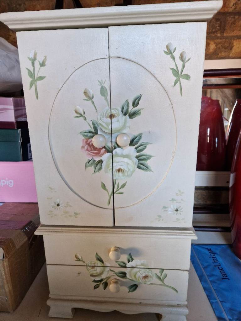 Jewellery Cabinet painted wood