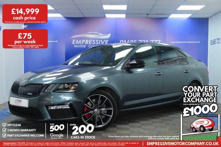 2019 68 SKODA OCTAVIA 2.0 TSI GPF VRS HATCHBACK 5DR PETROL DSG EURO 6 (S/S) (245