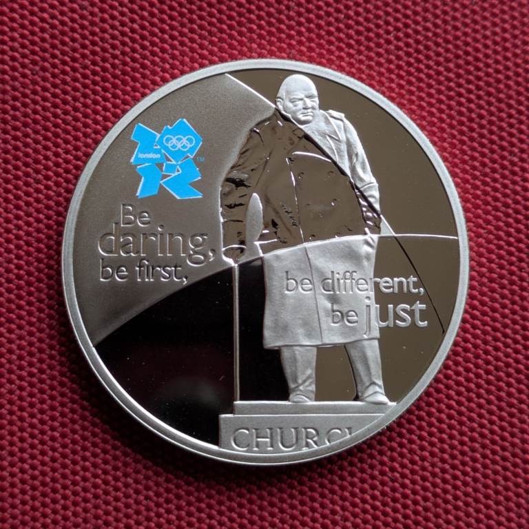 £5 FIVE POUNDS 2010 - BE DARING... London 2012 Olympics FIVE POUNDS coin 