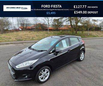  FORD FIESTA 1.0T Zetec 2016,Bluetooth,DAB,£20,65mpg,Wet Belt Replaced,F.S.H,Ulez Compliant