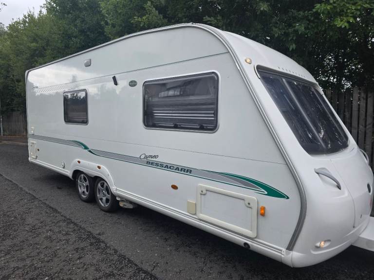 Bessacarr cameo 550gl twin axle 4 berth air-con mover awning fully loaded 