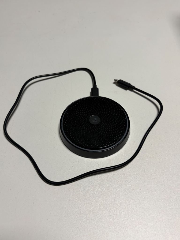 Zens Slim Wireless Charger Pad – Black, USB-C Cable Included