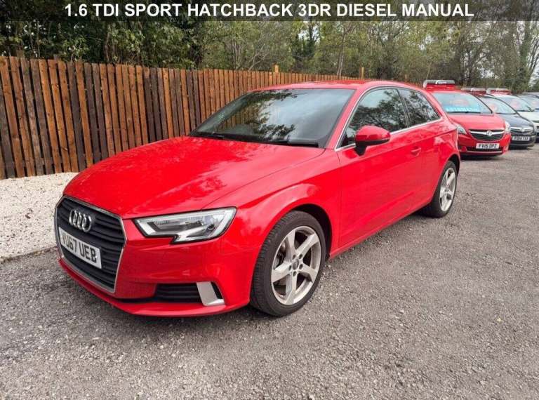 2017 Audi A3 1.6 TDI 116 Sport 3dr HATCHBACK DIESEL Manual