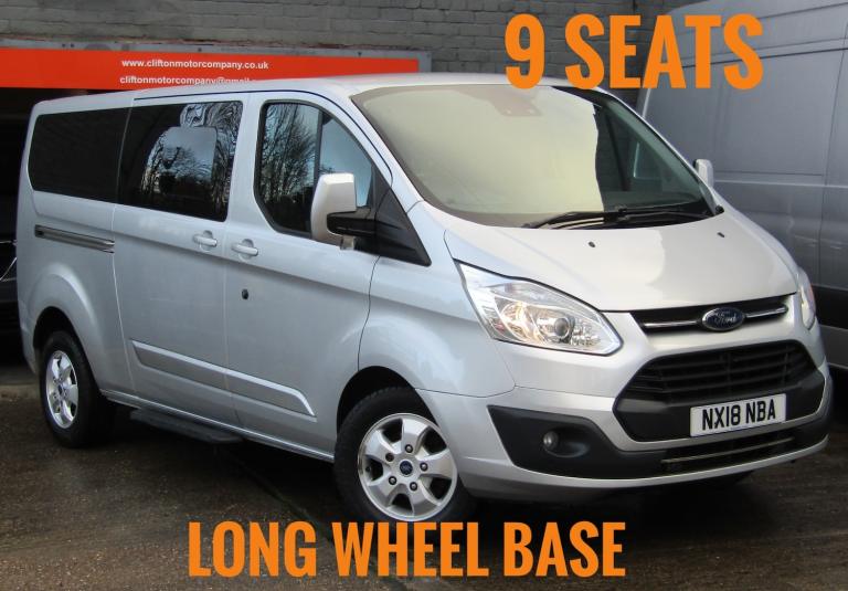 2018 Ford Tourneo Custom 2.0 TDCi 130ps Low Roof 9 Seater Titanium Minibus Diesel Manual