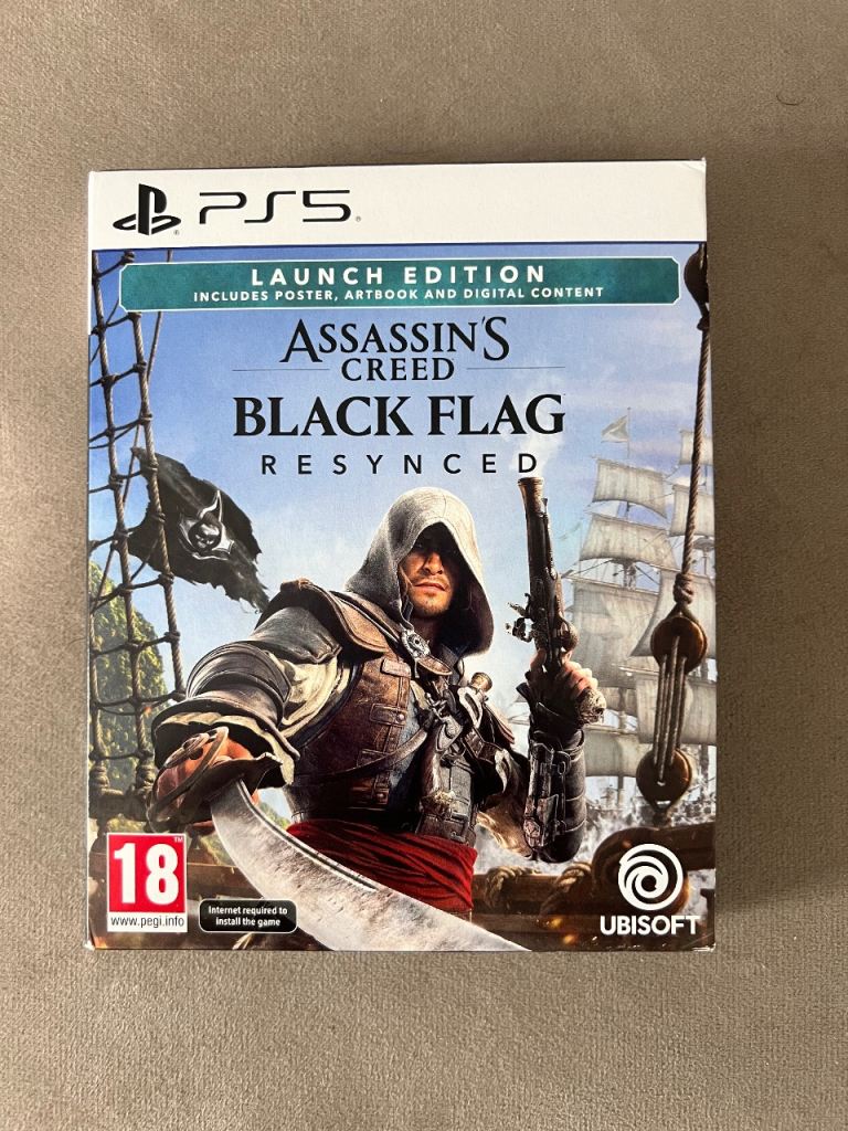 PS5 Assassin's Creed Black Flag Resynced Launch Edition – As Good As New