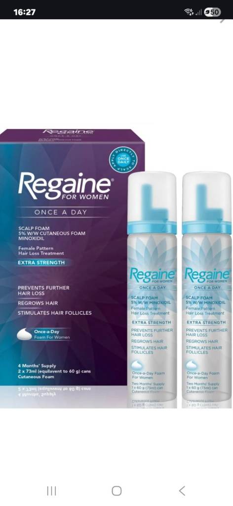 Regain for hair loss 