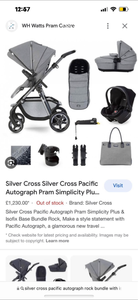 Silvercross pram
