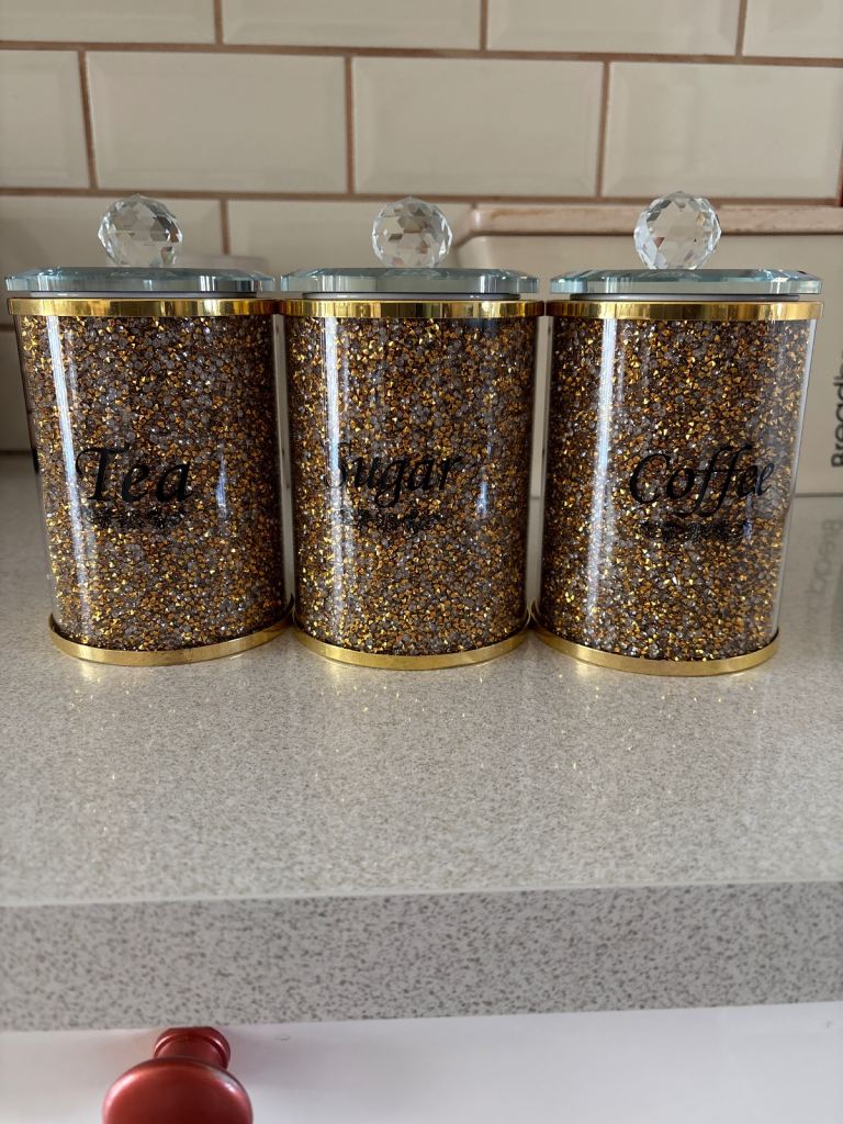 Tea coffee sugar canisters