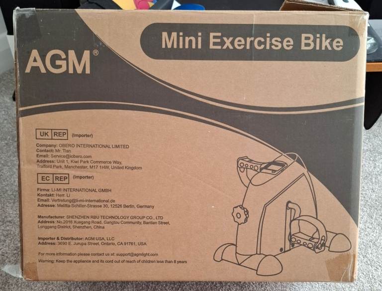 Portable mini pedal Exerciser with digital display & adjustable ...