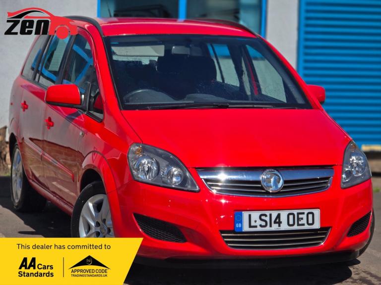 2014 Vauxhall Zafira 1.8i [120] Exclusiv 5dr MPV Petrol Manual