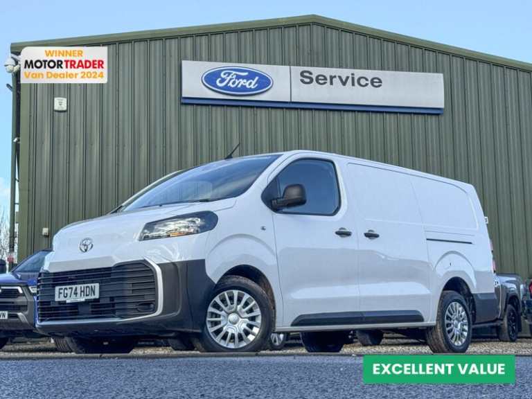 2024 Toyota ProAce LWB L2H1 Low Roof Icon Air Con Navigation Sensors EURO 6 Panel Van Diesel Manual