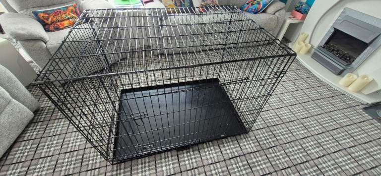 Double Door Large Dog Cage