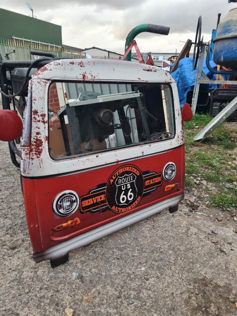 Route 66 VW Camper Van Front Wall Decor