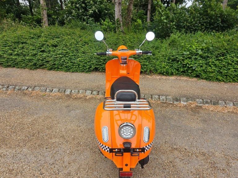 AJS MODENA 125 CVT EURO 5 2025 Petrol Automatic in Orange