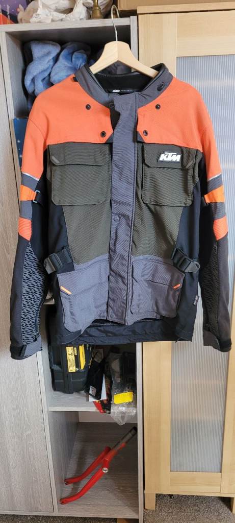 Genuine ktm motorcycle adventure jacket size medium 