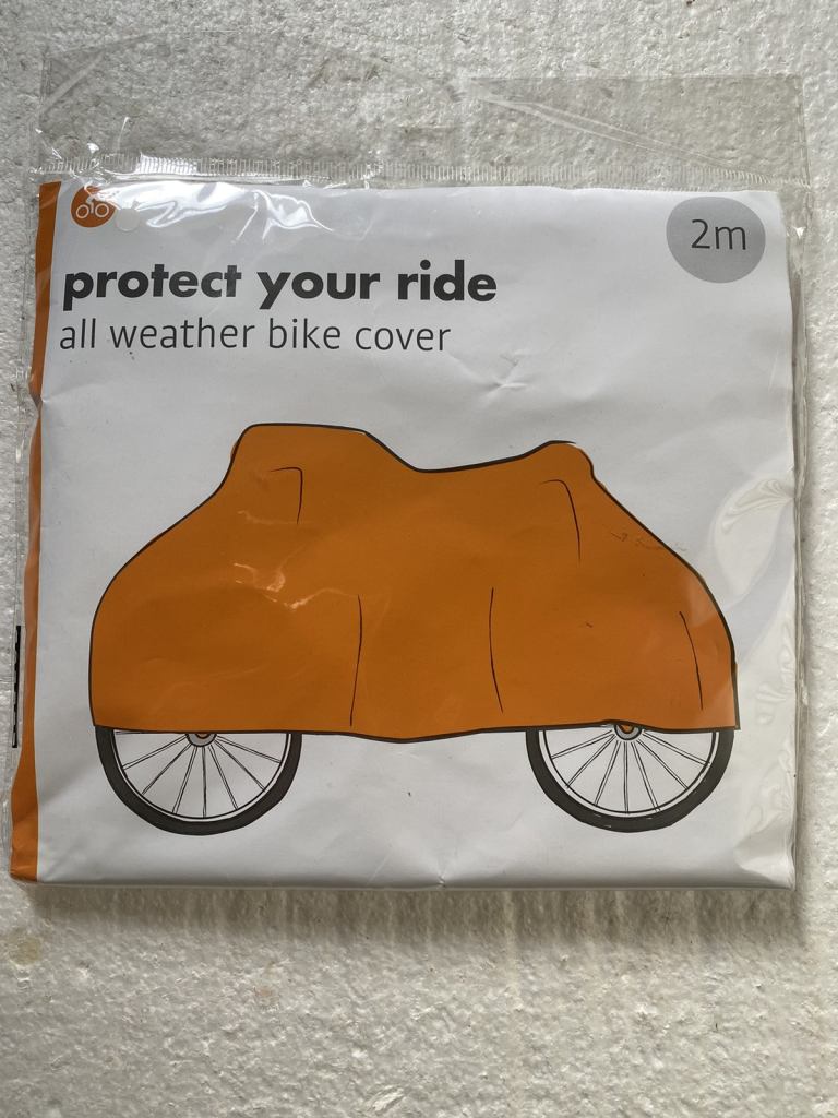 Protect your ride . All weather bike cover 2M .