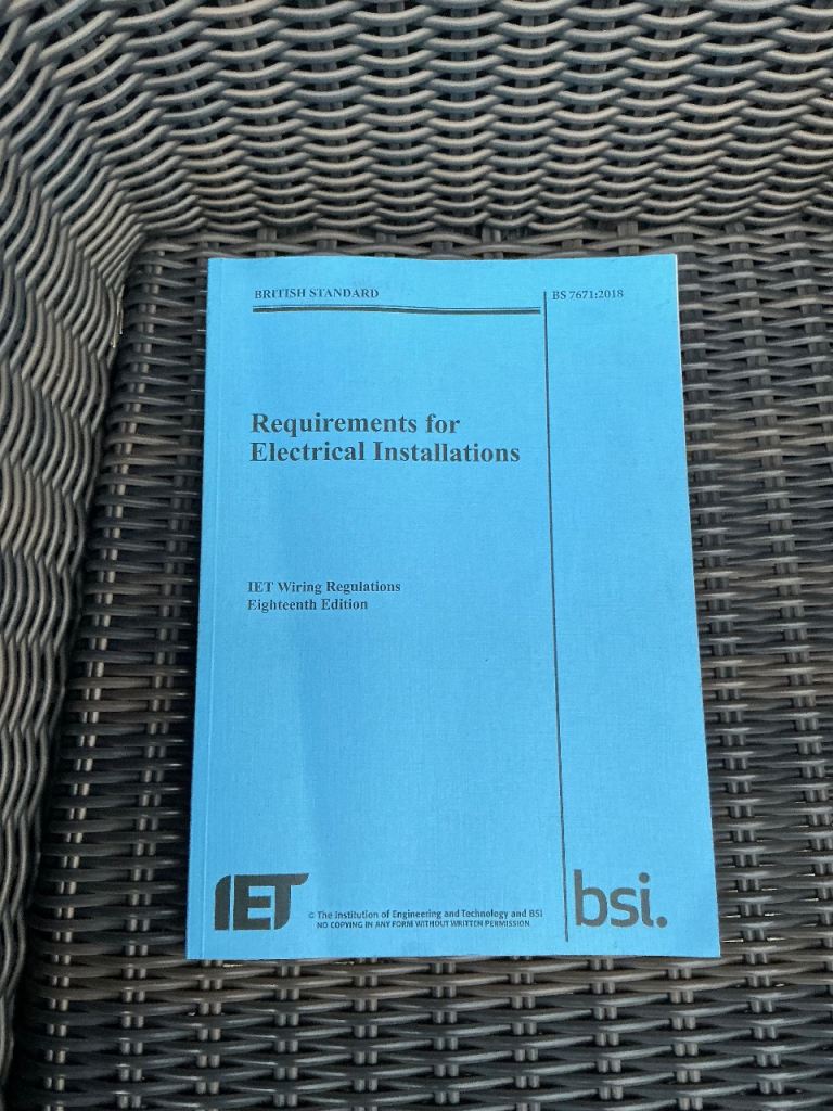 Requirements for Electrical Installations, IET Wiring Regulations 18th Edition