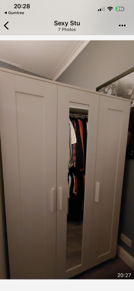2 x Ikea wardrobes 