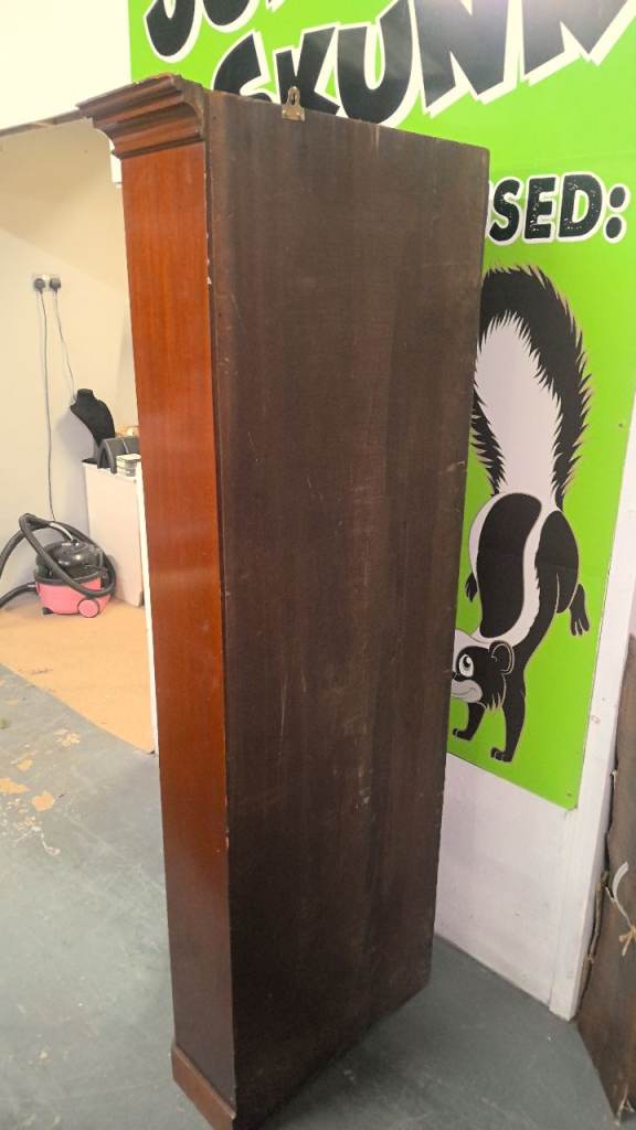 antique Victorian mahogany corner wardrobe / cabinet