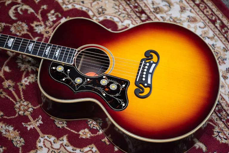 Epiphone Inspired By Gibson Custom Pre-War SJ-200 Rosewood In Vintage Sunburst (Left Handed)