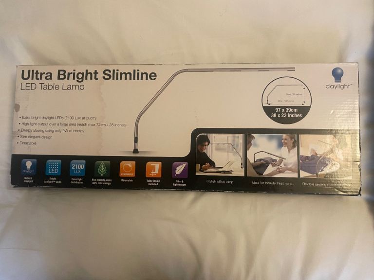 Daylight Ultra Bright Slimline LED Table Lamp – NEW