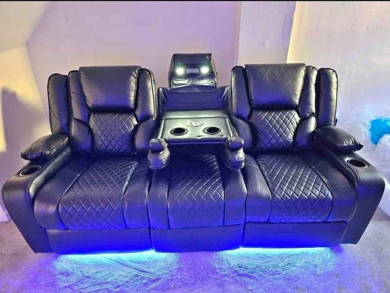 🌟 COD Corner & 3+2 Seater Sofa Set Orlando Electric Recliner 😴 | 28% OFF **