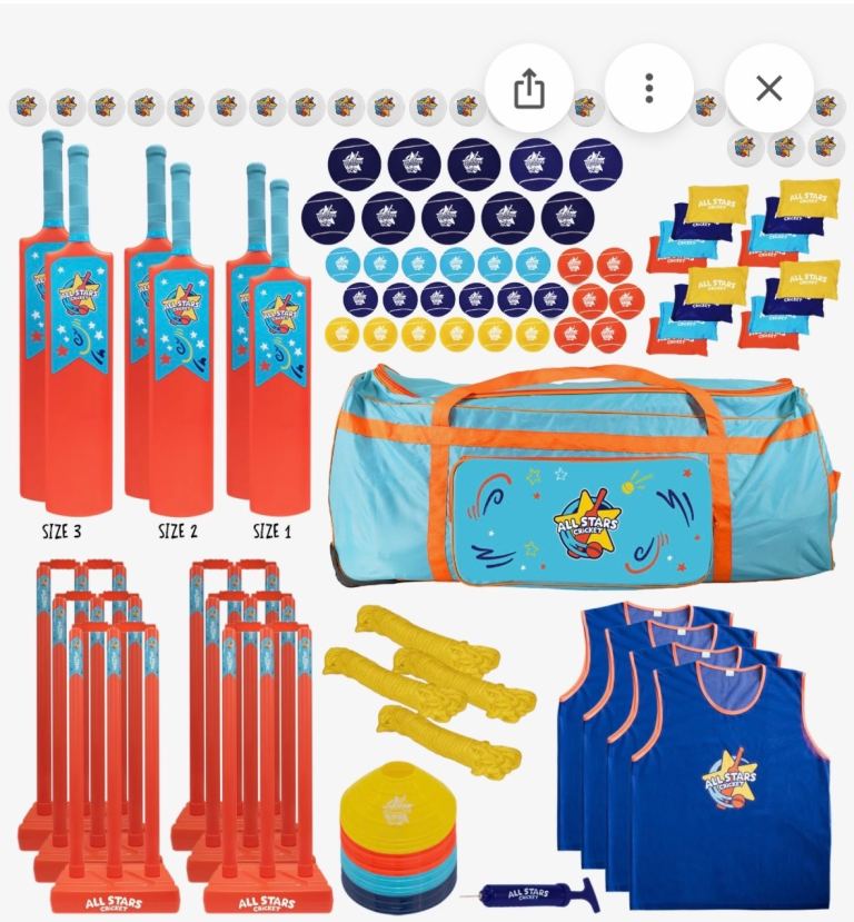 All Stars Cricket Centre Kit – Full Set, As New