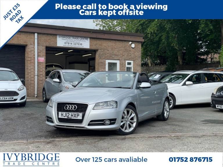 2012 12 AUDI A3 CABRIOLET 1.6 TDI SPORT CONVERTIBLE 2DR DIESEL MANUAL EURO 5 (S/