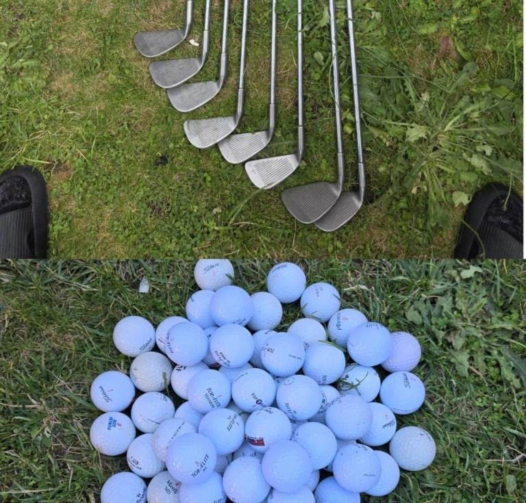 Ping Golf Club Set and Balls