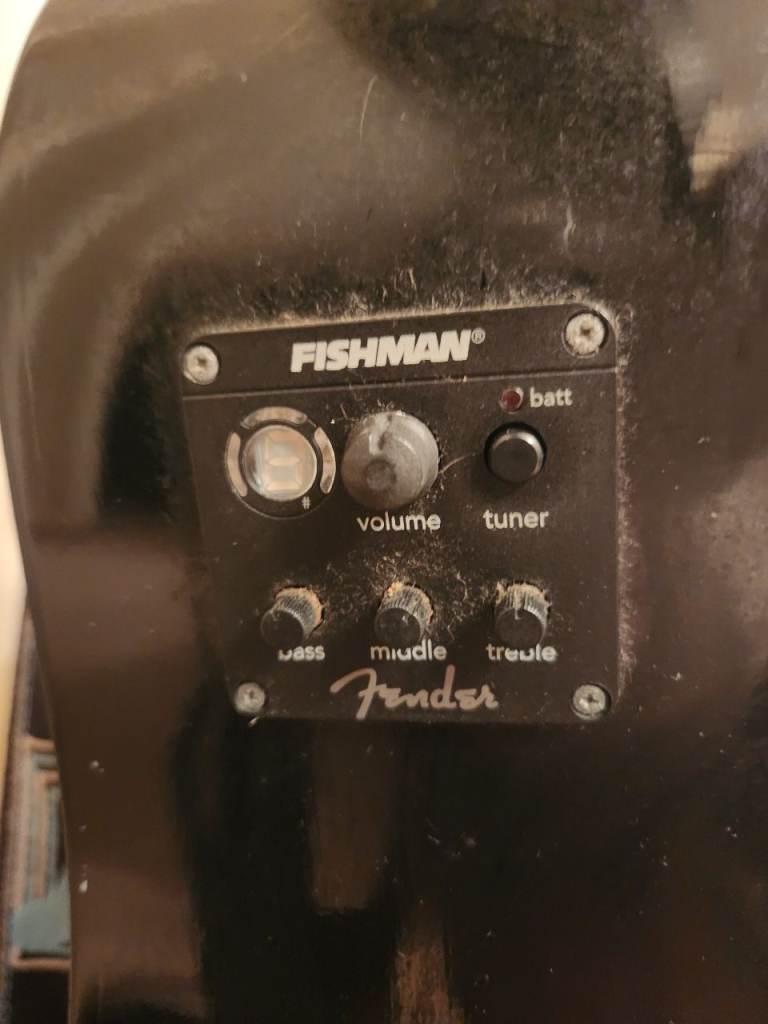 Fender Guitar, acoustic, electric 