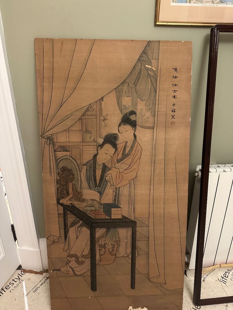 Women at her dressing table