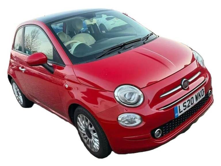 2020 Fiat 500 1.2 Lounge Hatchback 3dr Petrol Dualogic Euro 6 (s/s) (69 bhp) Hatchback Petrol Aut...