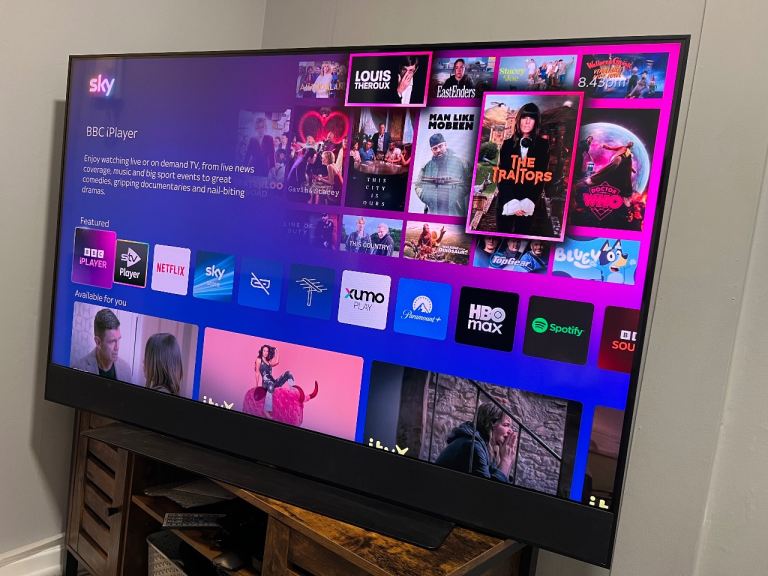 55 inch sky Glass smart tv 