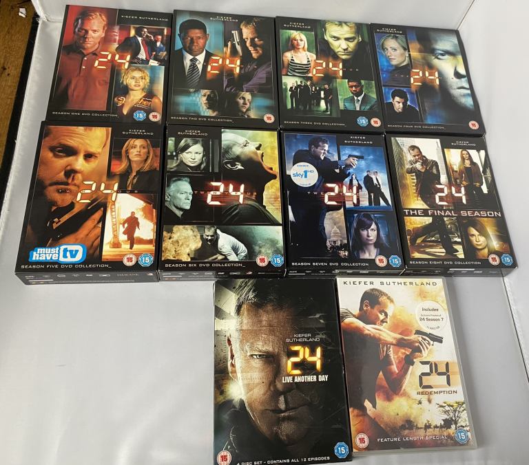Complete 24 DVD Collection, Seasons 1-8, Redemption & Live Another Day