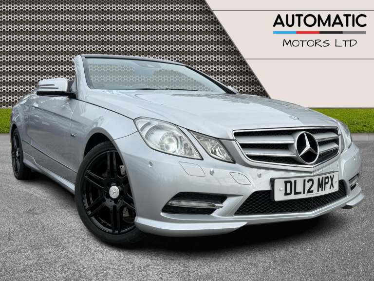 2012 Mercedes-Benz E Class 2.1 E220 CDI BlueEfficiency Sport Cabriolet 2dr