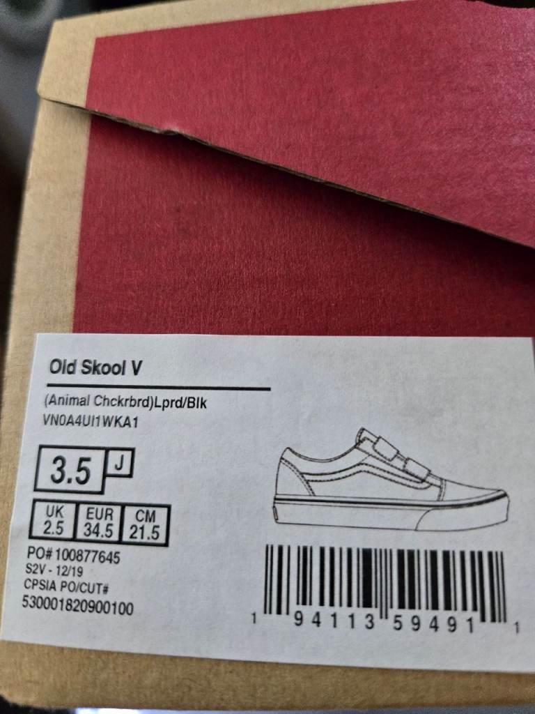 Vans trainers