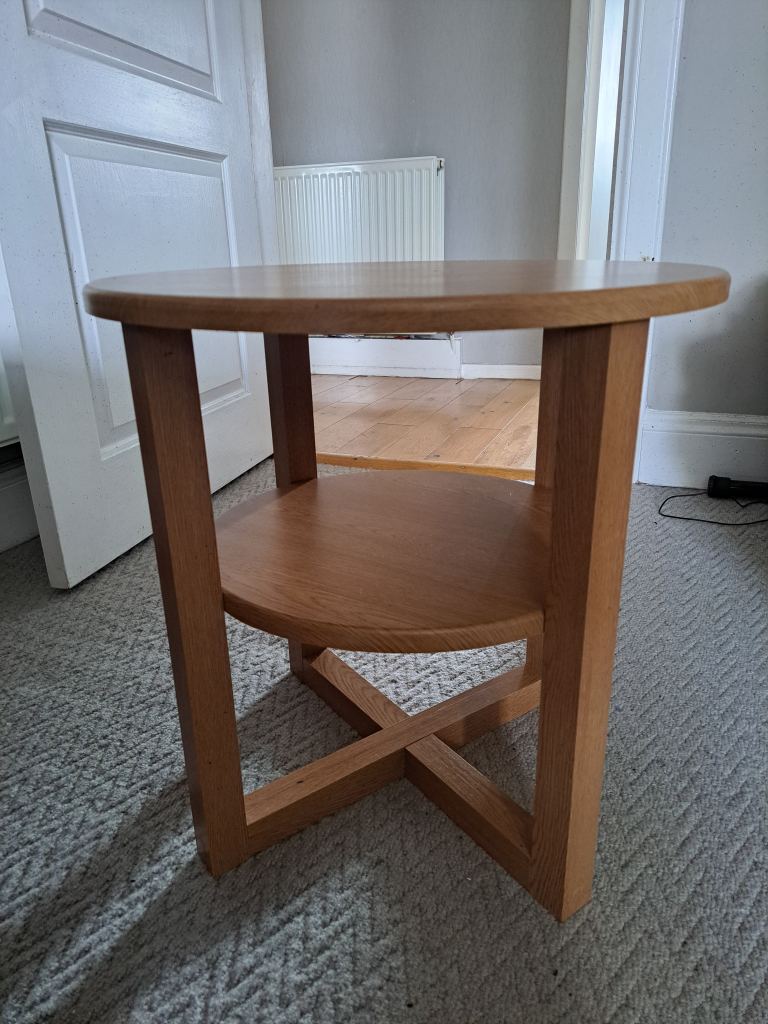 Oak Veneer Coffee Table
