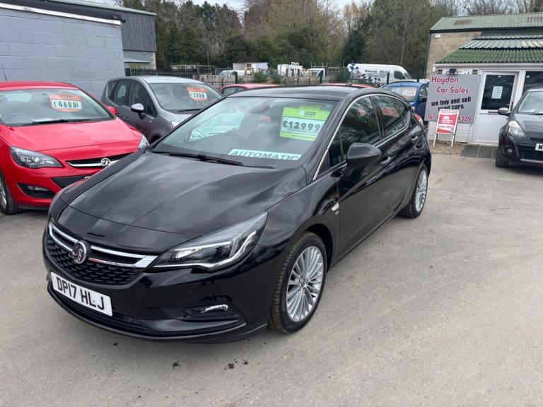 2017 Vauxhall Astra 1.4i Turbo Elite Nav Auto Euro 6 (s/s) 5dr HATCHBACK Petrol Automatic