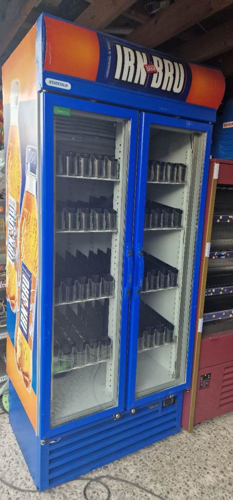 IRN-BRU Double Door Drinks Chiller - Good Condition