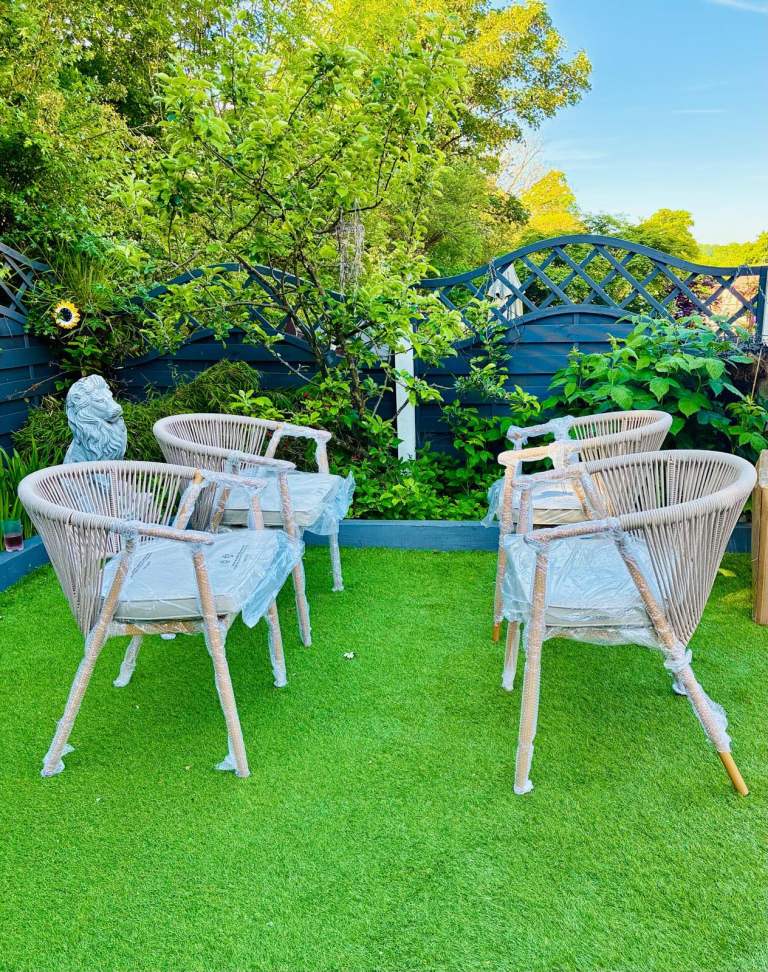 Cancun 4 garden or dining or conservatory chairs
