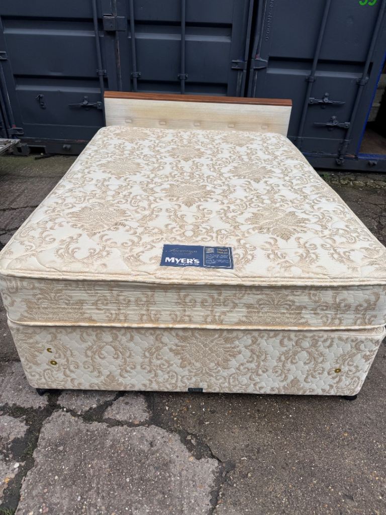 Myres Double Bed and Mattress 